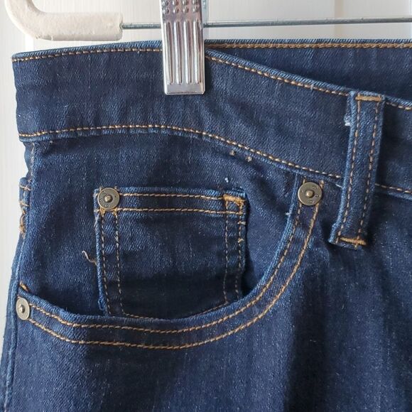 GAP PREMIUM BOOTCUT JEANS DARK WASH SIZE 12 / 31 STRETCH COTTON - Picture 2 of 10